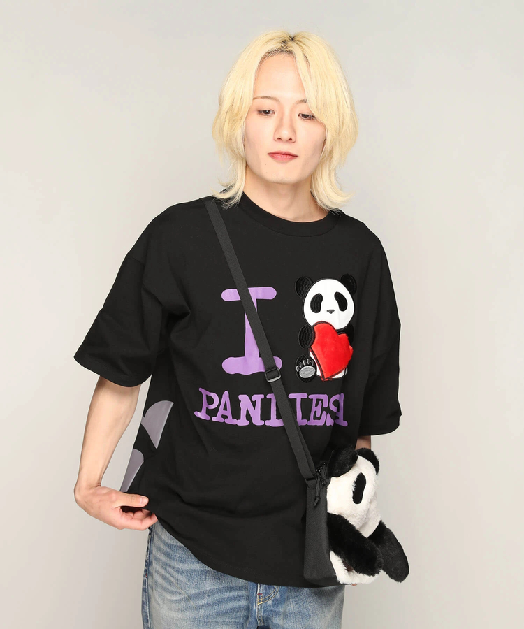 PANDIESTA(パンディエスタ) |SB PANDIESTA I LOVE ぱんださん BIG Tシャツ(585105 MENS/WOMENS)