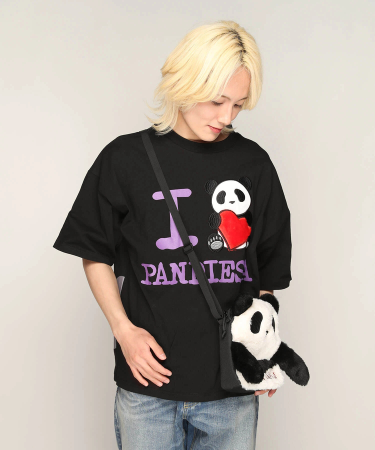 PANDIESTA(パンディエスタ) |SB PANDIESTA I LOVE ぱんださん BIG Tシャツ(585105 MENS/WOMENS)