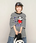 PANDIESTA(パンディエスタ) |SB PANDIESTA I LOVE ぱんださん BIG Tシャツ(585105 MENS/WOMENS)