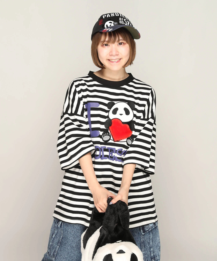 PANDIESTA(パンディエスタ) |SB PANDIESTA I LOVE ぱんださん BIG Tシャツ(585105 MENS/WOMENS)