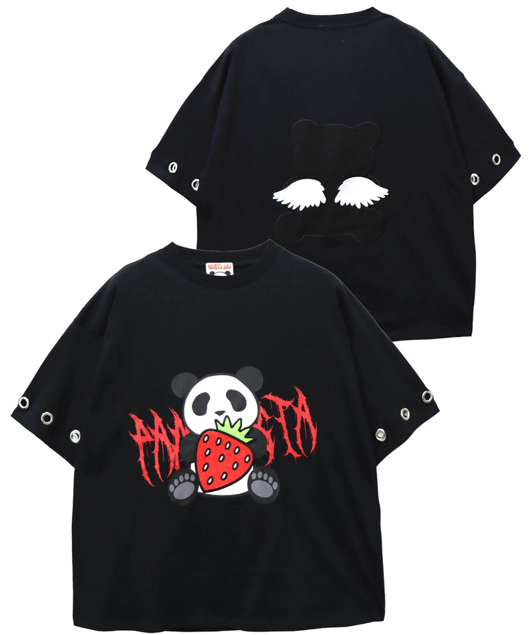 PANDIESTA(パンディエスタ) |SB PANDIESTA イチゴとぱんださん BIG Tシャツ(585106 MENS/WOMENS)