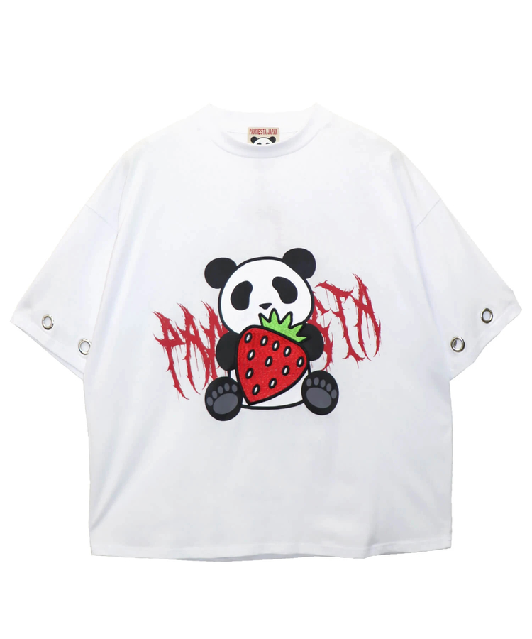 PANDIESTA(パンディエスタ) |SB PANDIESTA イチゴとぱんださん BIG Tシャツ(585106 MENS/WOMENS)