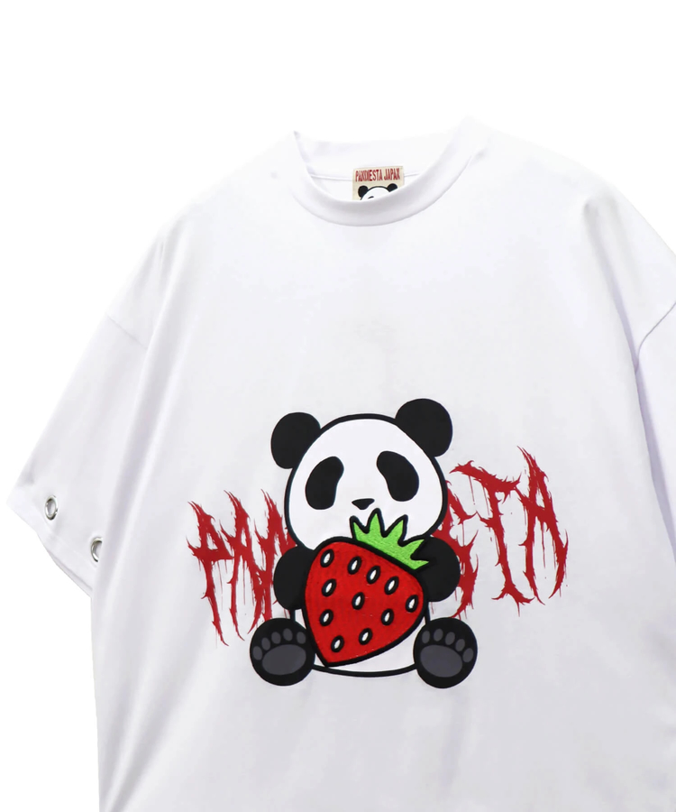 PANDIESTA(パンディエスタ) |SB PANDIESTA イチゴとぱんださん BIG Tシャツ(585106 MENS/WOMENS)