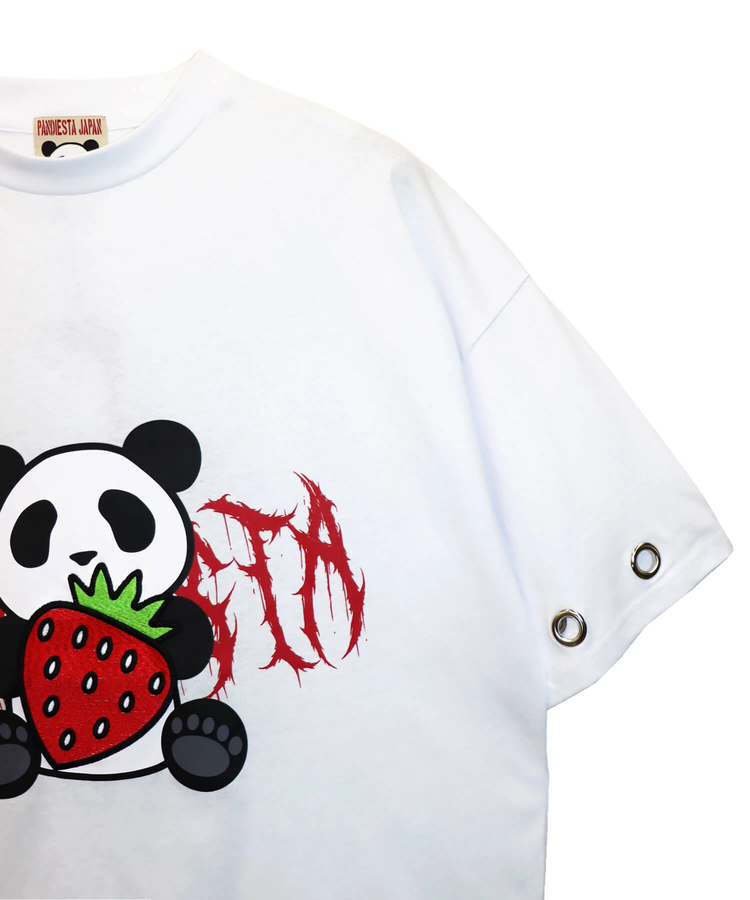 PANDIESTA(パンディエスタ) |SB PANDIESTA イチゴとぱんださん BIG Tシャツ(585106 MENS/WOMENS)
