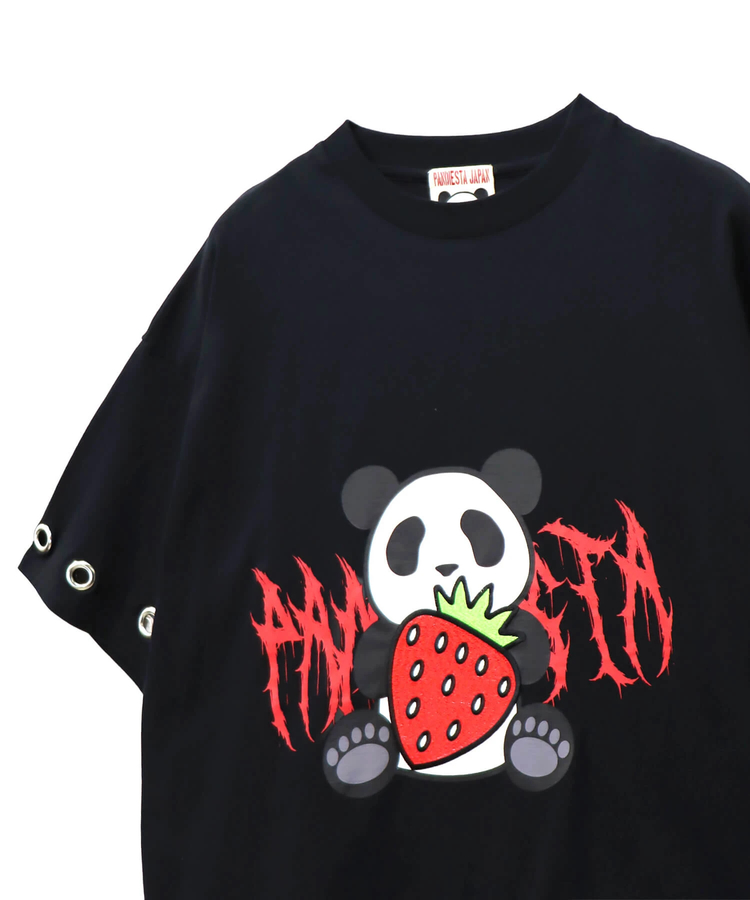 PANDIESTA(パンディエスタ) |SB PANDIESTA イチゴとぱんださん BIG Tシャツ(585106 MENS/WOMENS)