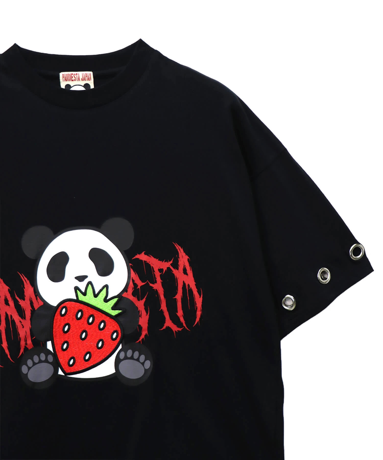 PANDIESTA(パンディエスタ) |SB PANDIESTA イチゴとぱんださん BIG Tシャツ(585106 MENS/WOMENS)