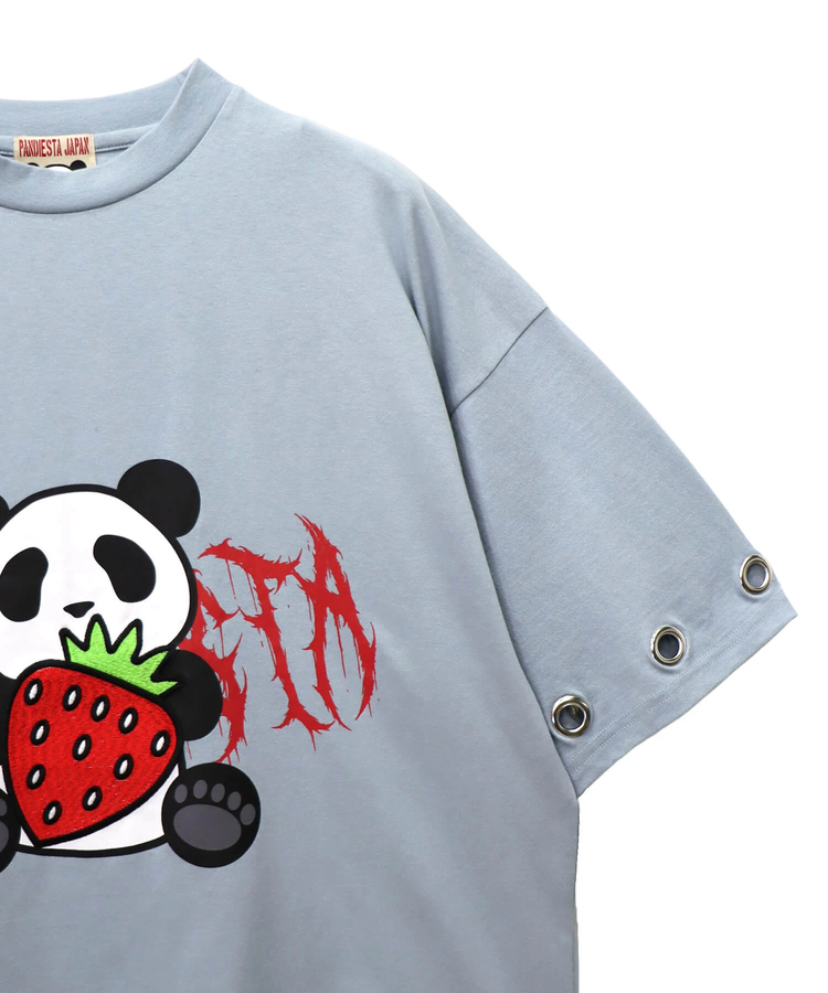 PANDIESTA(パンディエスタ) |SB PANDIESTA イチゴとぱんださん BIG Tシャツ(585106 MENS/WOMENS)