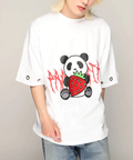 PANDIESTA(パンディエスタ) |SB PANDIESTA イチゴとぱんださん BIG Tシャツ(585106 MENS/WOMENS)