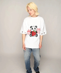 PANDIESTA(パンディエスタ) |SB PANDIESTA イチゴとぱんださん BIG Tシャツ(585106 MENS/WOMENS)