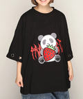 PANDIESTA(パンディエスタ) |SB PANDIESTA イチゴとぱんださん BIG Tシャツ(585106 MENS/WOMENS)
