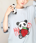 PANDIESTA(パンディエスタ) |SB PANDIESTA イチゴとぱんださん BIG Tシャツ(585106 MENS/WOMENS)