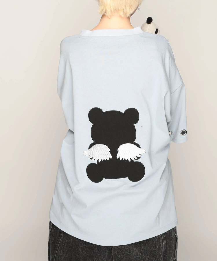 PANDIESTA(パンディエスタ) |SB PANDIESTA イチゴとぱんださん BIG Tシャツ(585106 MENS/WOMENS)