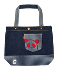 PANDIESTA(パンディエスタ) |SB 熊猫謹製 パンダアイコン 刺繍 切替 トートバッグ(585650 MENS/WOMENS)