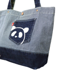 PANDIESTA(パンディエスタ) |SB 熊猫謹製 パンダアイコン 刺繍 切替 トートバッグ(585650 MENS/WOMENS)
