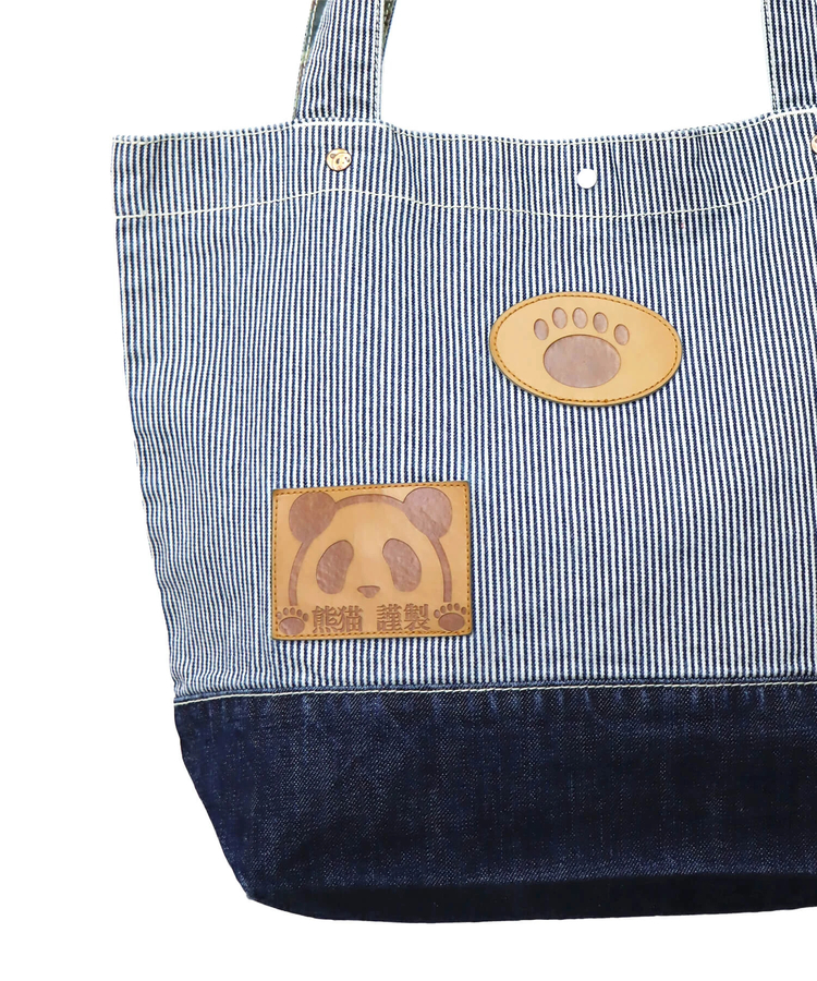 PANDIESTA(パンディエスタ) |SB 熊猫謹製 パンダアイコン 刺繍 切替 トートバッグ(585650 MENS/WOMENS)