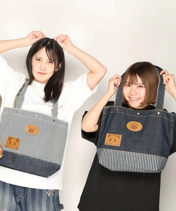 PANDIESTA(パンディエスタ) |SB 熊猫謹製 パンダアイコン 刺繍 切替 トートバッグ(585650 MENS/WOMENS)