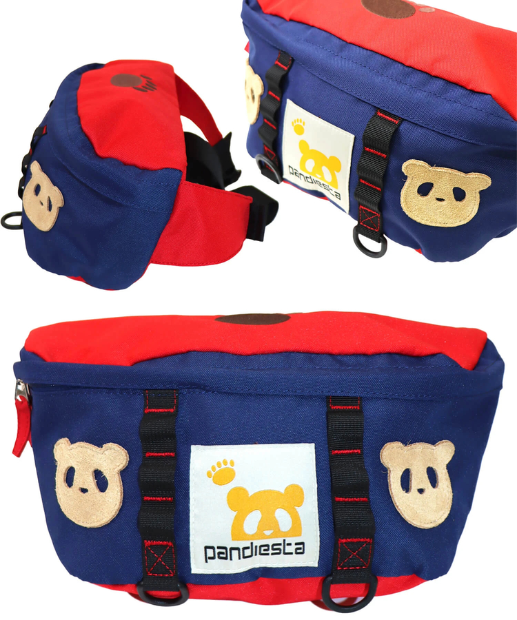 PANDIESTA(パンディエスタ) |SB 熊猫謹製 パンダアップリケ 切替 ２WAY ベルトバッグ(585901 MENS/WOMENS)