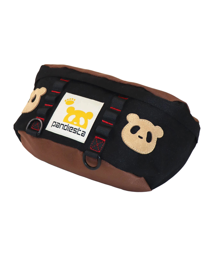 PANDIESTA(パンディエスタ) |SB 熊猫謹製 パンダアップリケ 切替 ２WAY ベルトバッグ(585901 MENS/WOMENS)