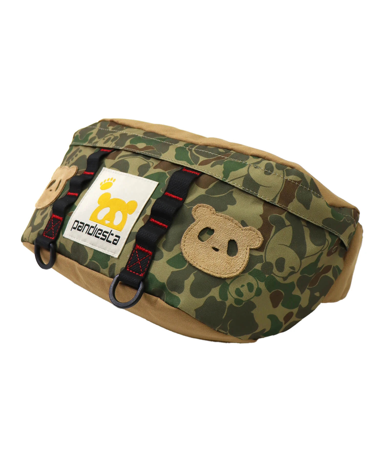 PANDIESTA(パンディエスタ) |SB 熊猫謹製 パンダアップリケ 切替 ２WAY ベルトバッグ(585901 MENS/WOMENS)