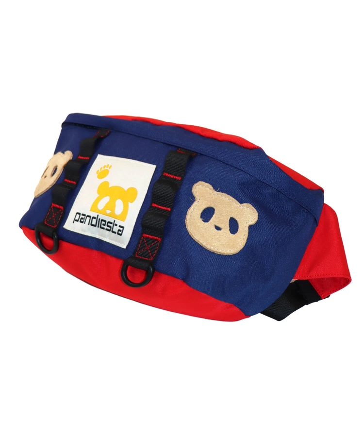 PANDIESTA(パンディエスタ) |SB 熊猫謹製 パンダアップリケ 切替 ２WAY ベルトバッグ(585901 MENS/WOMENS)