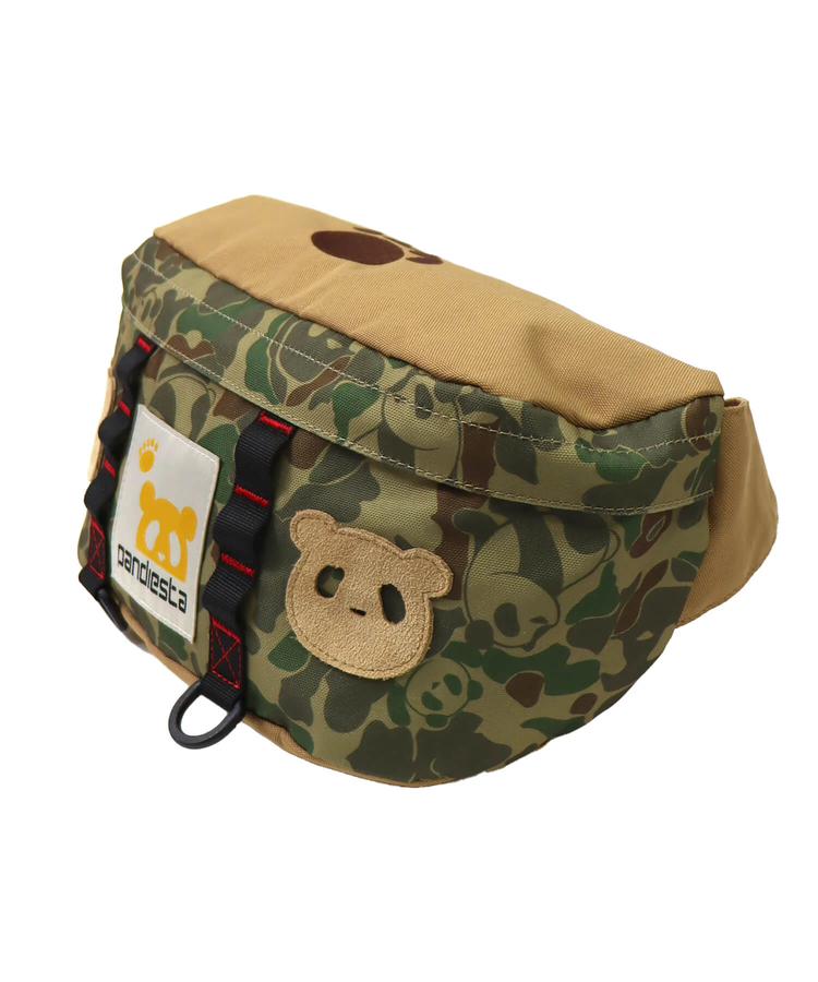 PANDIESTA(パンディエスタ) |SB 熊猫謹製 パンダアップリケ 切替 ２WAY ベルトバッグ(585901 MENS/WOMENS)