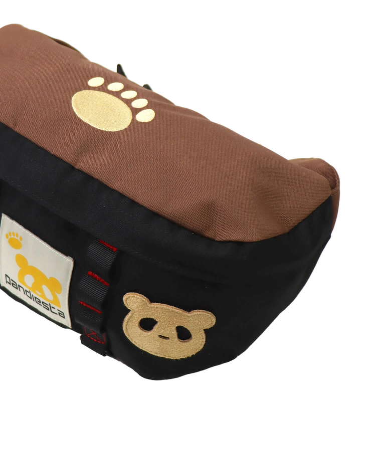 PANDIESTA(パンディエスタ) |SB 熊猫謹製 パンダアップリケ 切替 ２WAY ベルトバッグ(585901 MENS/WOMENS)