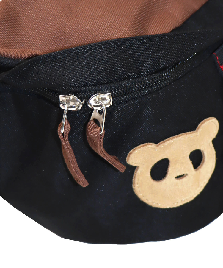 PANDIESTA(パンディエスタ) |SB 熊猫謹製 パンダアップリケ 切替 ２WAY ベルトバッグ(585901 MENS/WOMENS)
