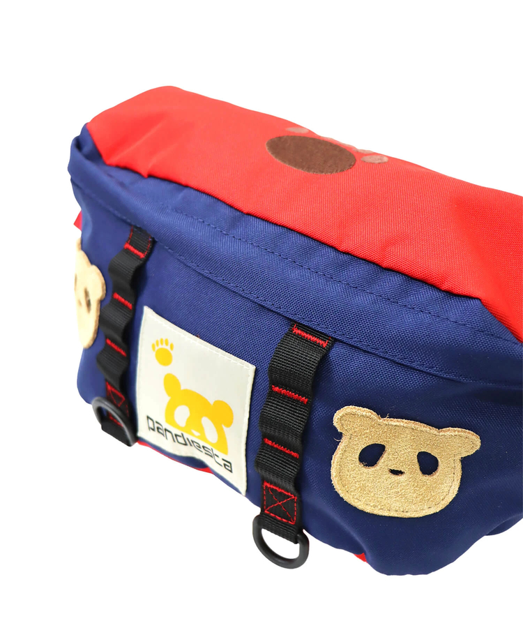 PANDIESTA(パンディエスタ) |SB 熊猫謹製 パンダアップリケ 切替 ２WAY ベルトバッグ(585901 MENS/WOMENS)
