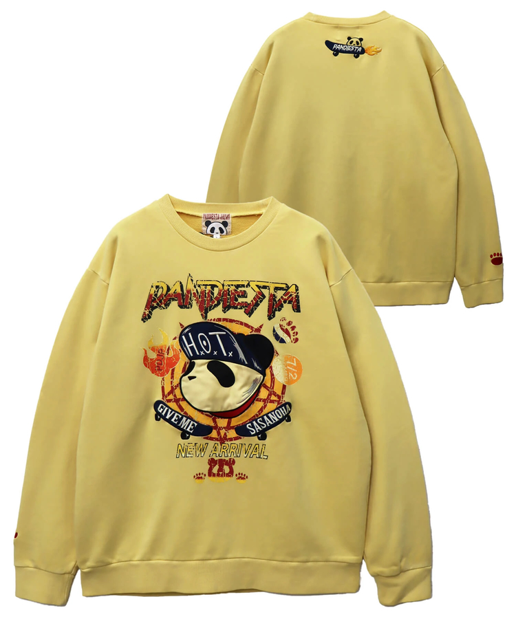 PANDIESTA(パンディエスタ) |SB PANDIESTA スケートパンダ ピグメント クルー スウェット(564561 MENS)