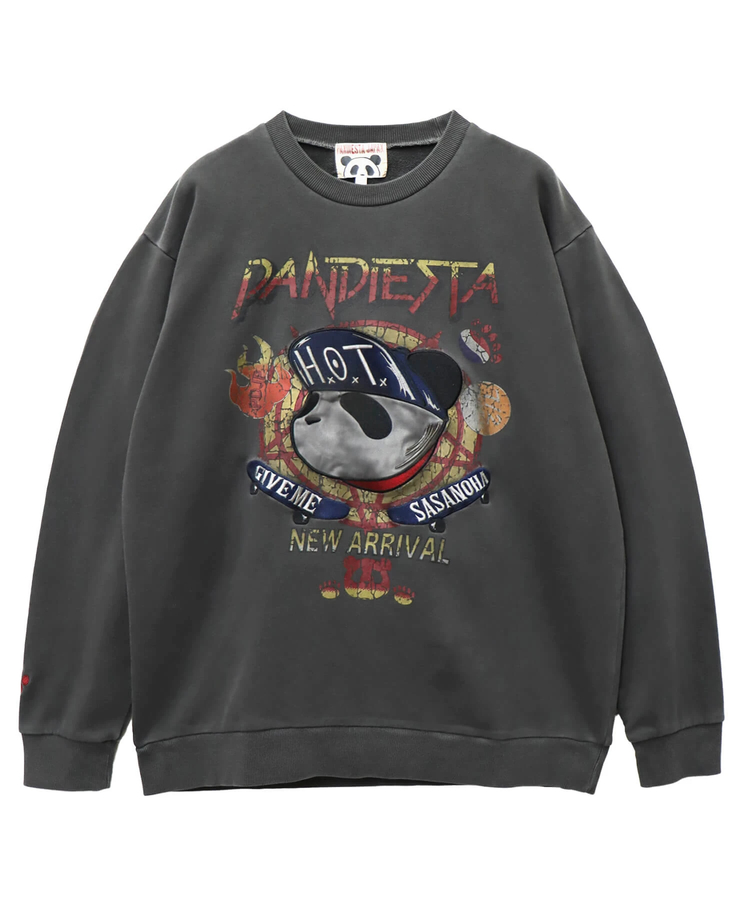 PANDIESTA(パンディエスタ) |SB PANDIESTA スケートパンダ ピグメント クルー スウェット(564561 MENS)