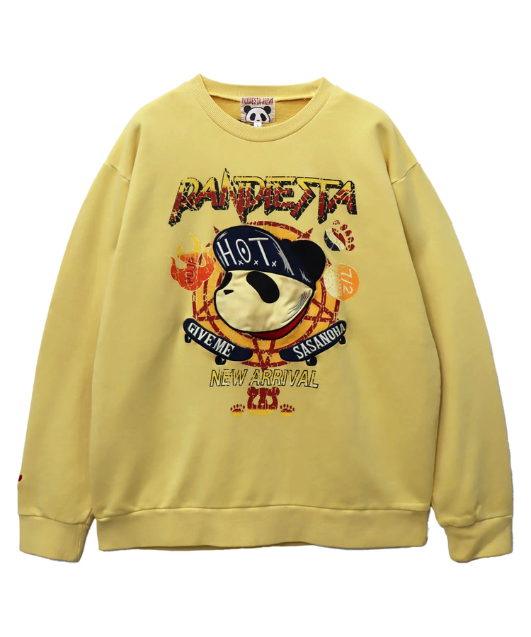PANDIESTA(パンディエスタ) |SB PANDIESTA スケートパンダ ピグメント クルー スウェット(564561 MENS)