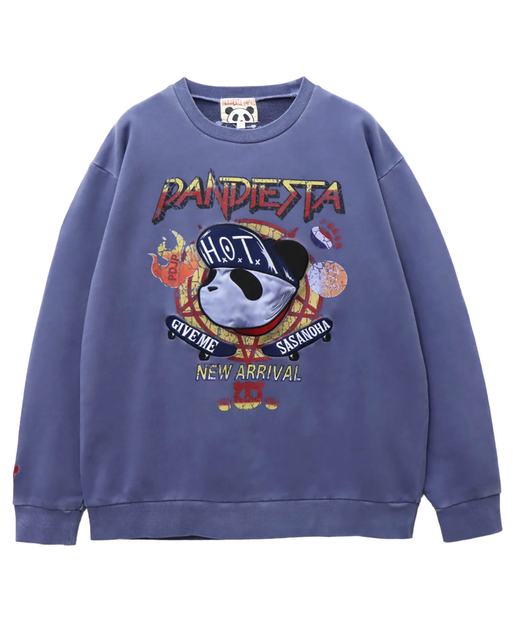 PANDIESTA(パンディエスタ) |SB PANDIESTA スケートパンダ ピグメント クルー スウェット(564561 MENS)