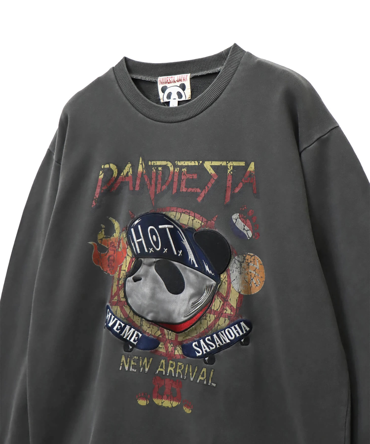 PANDIESTA(パンディエスタ) |SB PANDIESTA スケートパンダ ピグメント クルー スウェット(564561 MENS)
