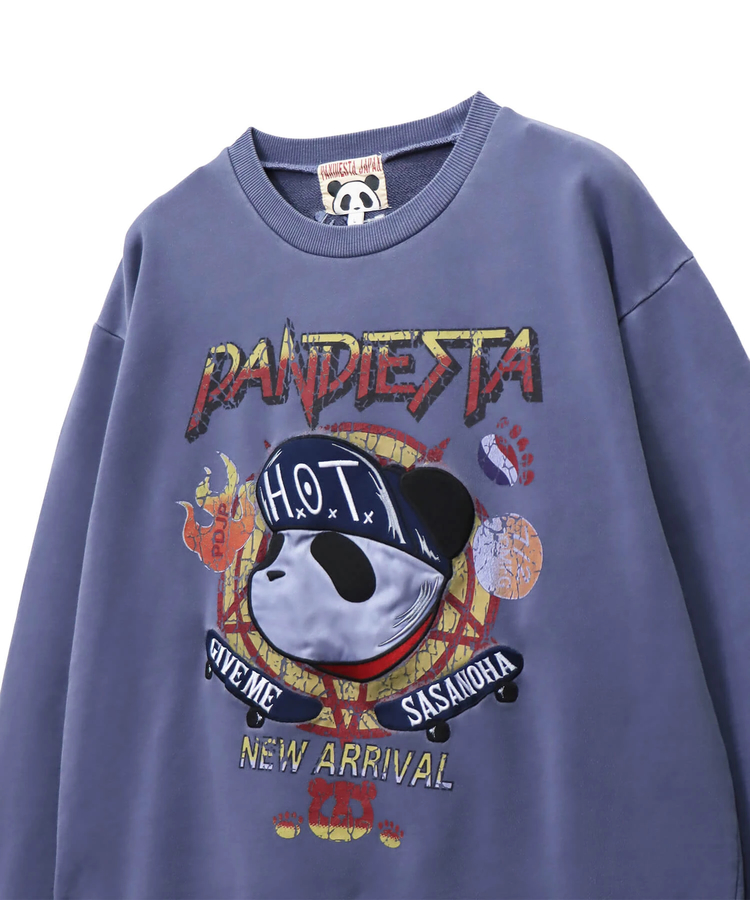 PANDIESTA(パンディエスタ) |SB PANDIESTA スケートパンダ ピグメント クルー スウェット(564561 MENS)