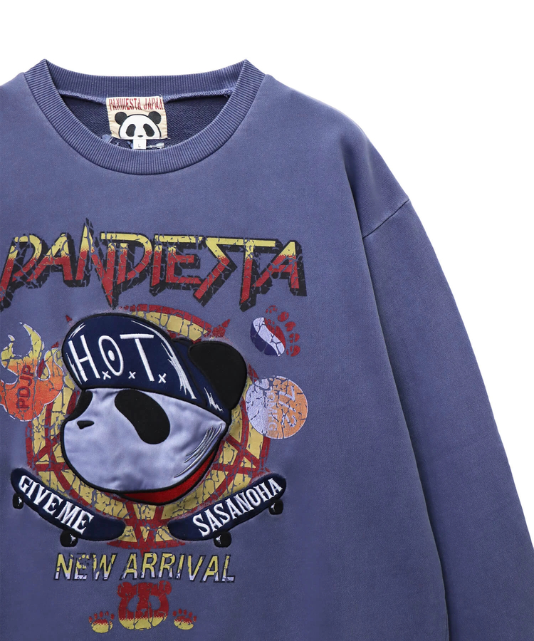 PANDIESTA(パンディエスタ) |SB PANDIESTA スケートパンダ ピグメント クルー スウェット(564561 MENS)