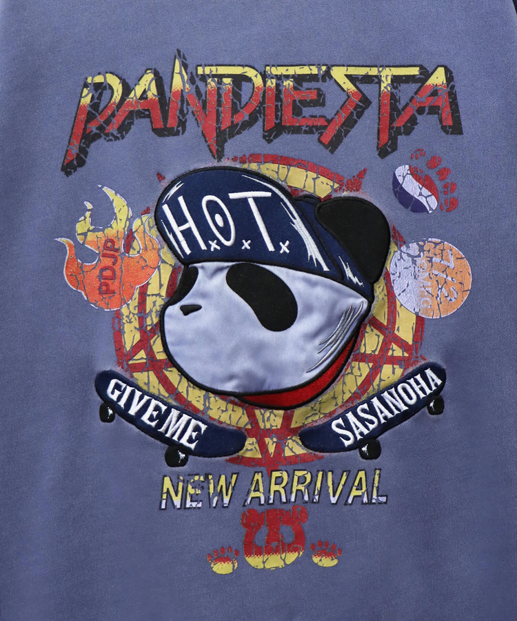 PANDIESTA(パンディエスタ) |SB PANDIESTA スケートパンダ ピグメント クルー スウェット(564561 MENS)