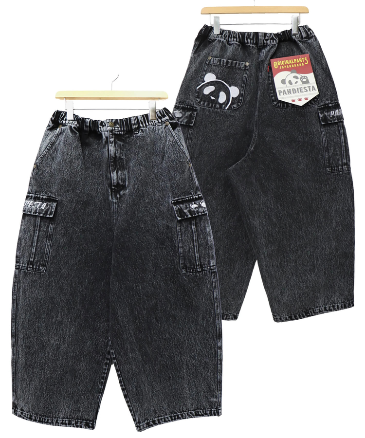 PANDIESTA(パンディエスタ) |SB 熊猫謹製 ケミカルウォッシュ イージー デニムパンツ(575951 MENS)