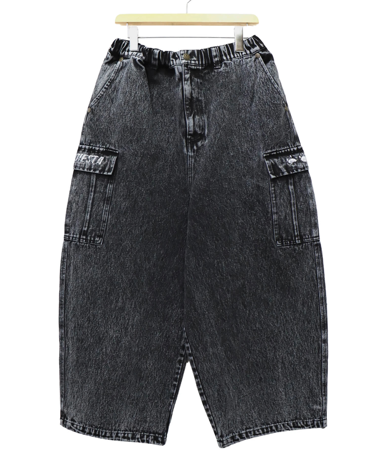 PANDIESTA(パンディエスタ) |SB 熊猫謹製 ケミカルウォッシュ イージー デニムパンツ(575951 MENS)