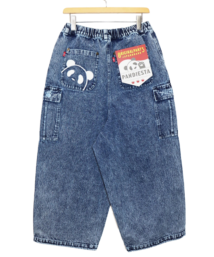 PANDIESTA(パンディエスタ) |SB 熊猫謹製 ケミカルウォッシュ イージー デニムパンツ(575951 MENS)