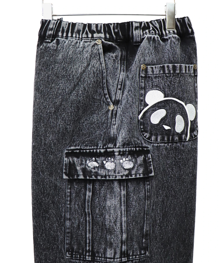 PANDIESTA(パンディエスタ) |SB 熊猫謹製 ケミカルウォッシュ イージー デニムパンツ(575951 MENS)