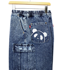 PANDIESTA(パンディエスタ) |SB 熊猫謹製 ケミカルウォッシュ イージー デニムパンツ(575951 MENS)