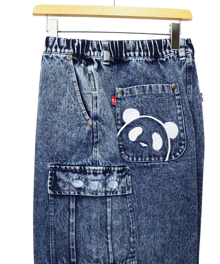 PANDIESTA(パンディエスタ) |SB 熊猫謹製 ケミカルウォッシュ イージー デニムパンツ(575951 MENS)