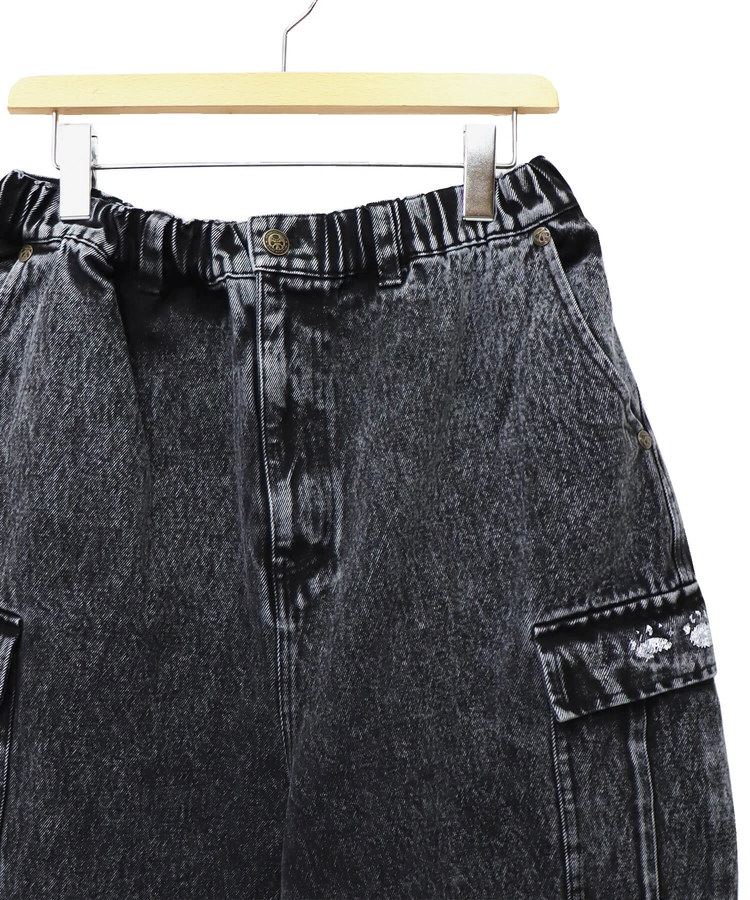 PANDIESTA(パンディエスタ) |SB 熊猫謹製 ケミカルウォッシュ イージー デニムパンツ(575951 MENS)