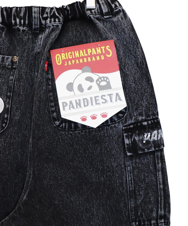PANDIESTA(パンディエスタ) |SB 熊猫謹製 ケミカルウォッシュ イージー デニムパンツ(575951 MENS)