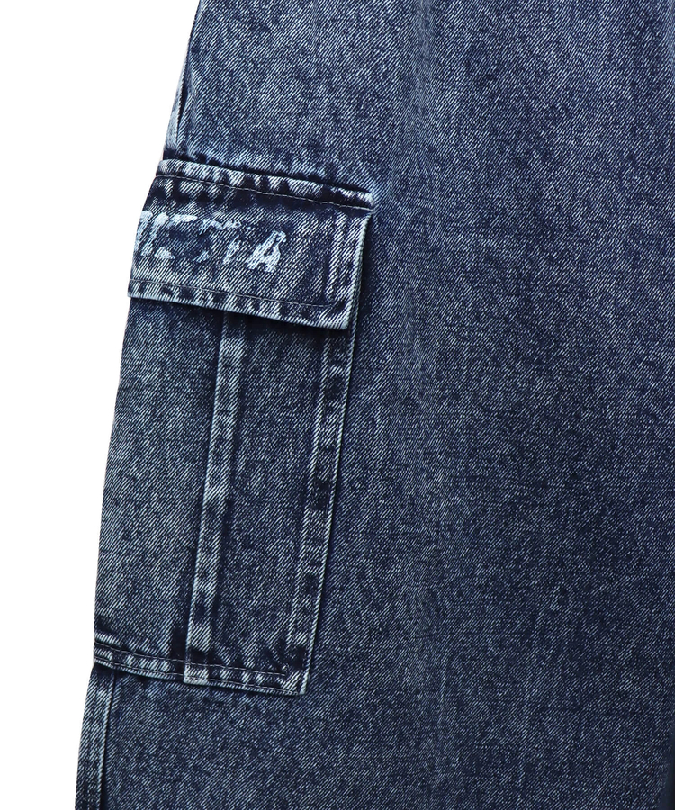 PANDIESTA(パンディエスタ) |SB 熊猫謹製 ケミカルウォッシュ イージー デニムパンツ(575951 MENS)