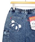 PANDIESTA(パンディエスタ) |SB 熊猫謹製 ケミカルウォッシュ イージー デニムパンツ(575951 MENS)