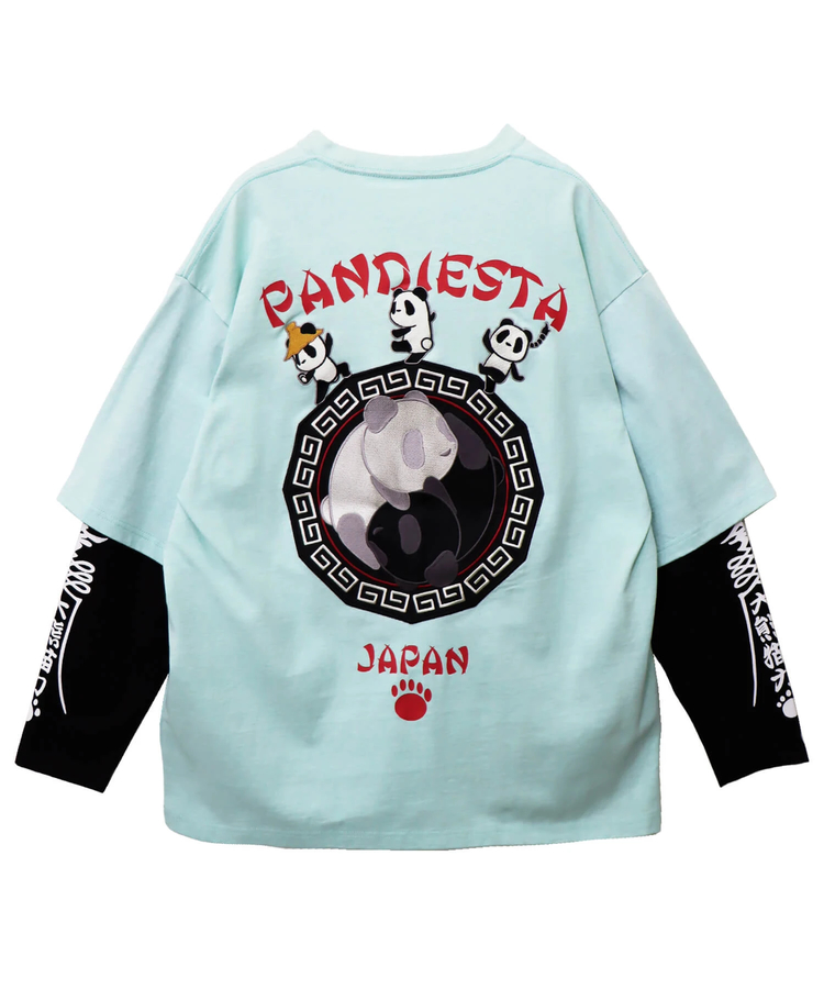 PANDIESTA(パンディエスタ) |SB 熊猫印 太陰太極 パンダフェイクレイヤード ロングスリーブTee(575200 MENS)