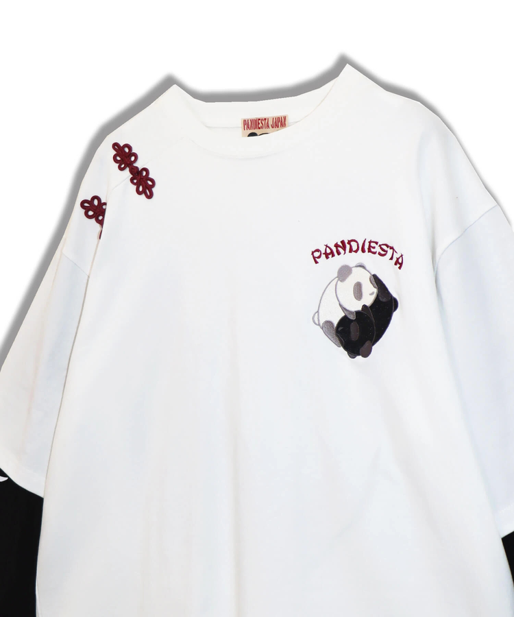 PANDIESTA(パンディエスタ) |SB 熊猫印 太陰太極 パンダフェイクレイヤード ロングスリーブTee(575200 MENS)