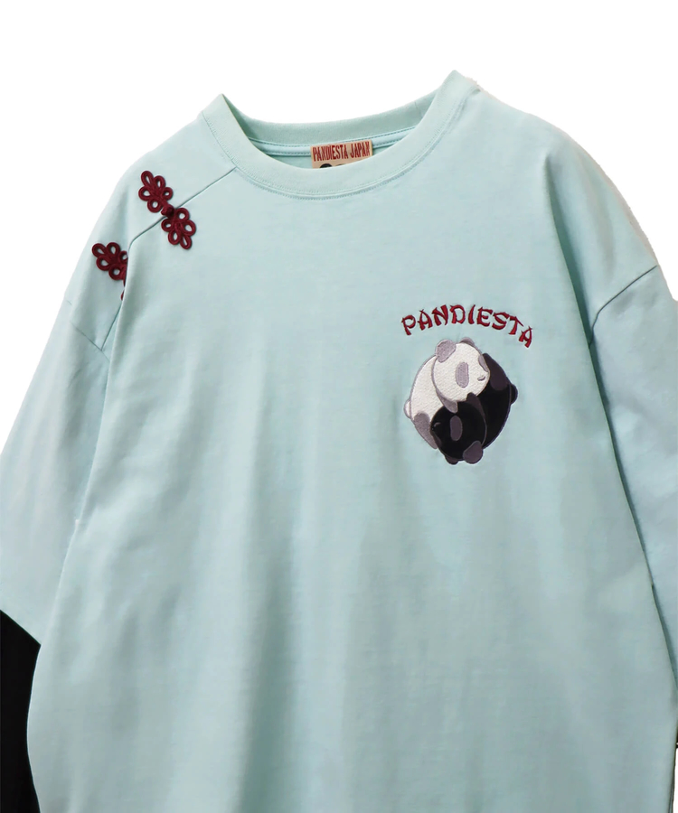 PANDIESTA(パンディエスタ) |SB 熊猫印 太陰太極 パンダフェイクレイヤード ロングスリーブTee(575200 MENS)