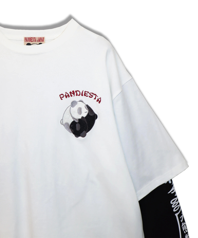 PANDIESTA(パンディエスタ) |SB 熊猫印 太陰太極 パンダフェイクレイヤード ロングスリーブTee(575200 MENS)